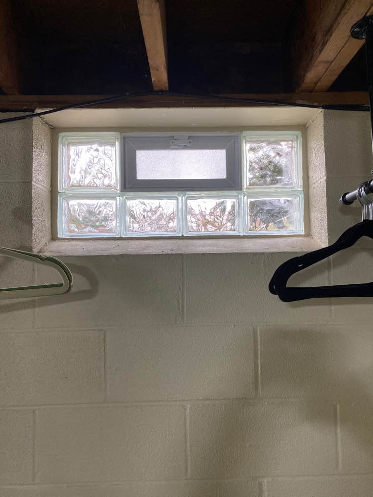 Basement window installation project 1