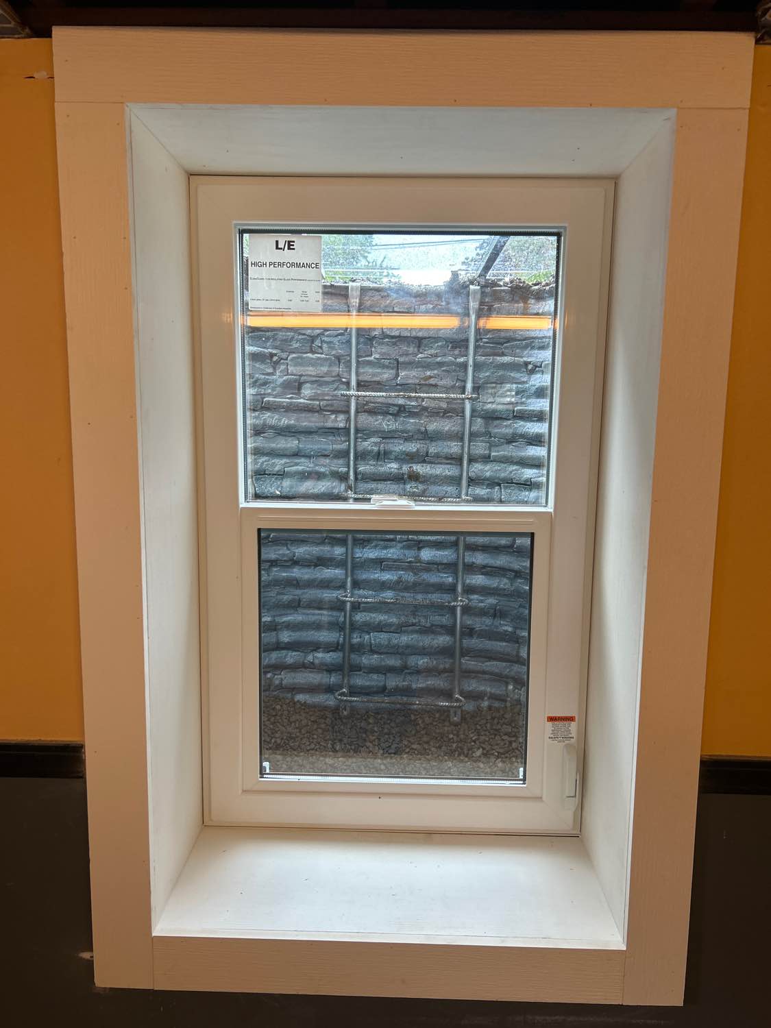 Basement window installation project 3