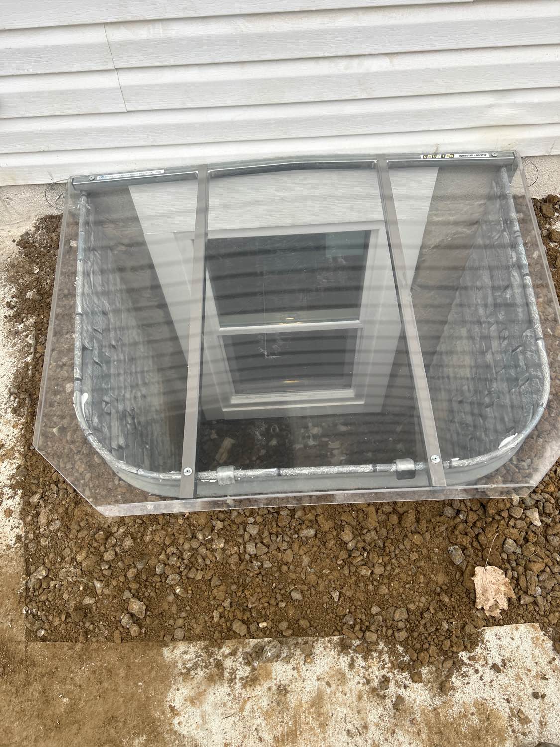 Basement window installation project 4