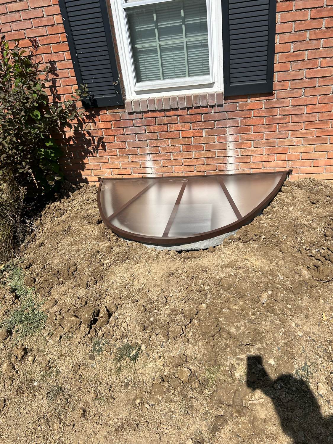 Basement window installation project 8