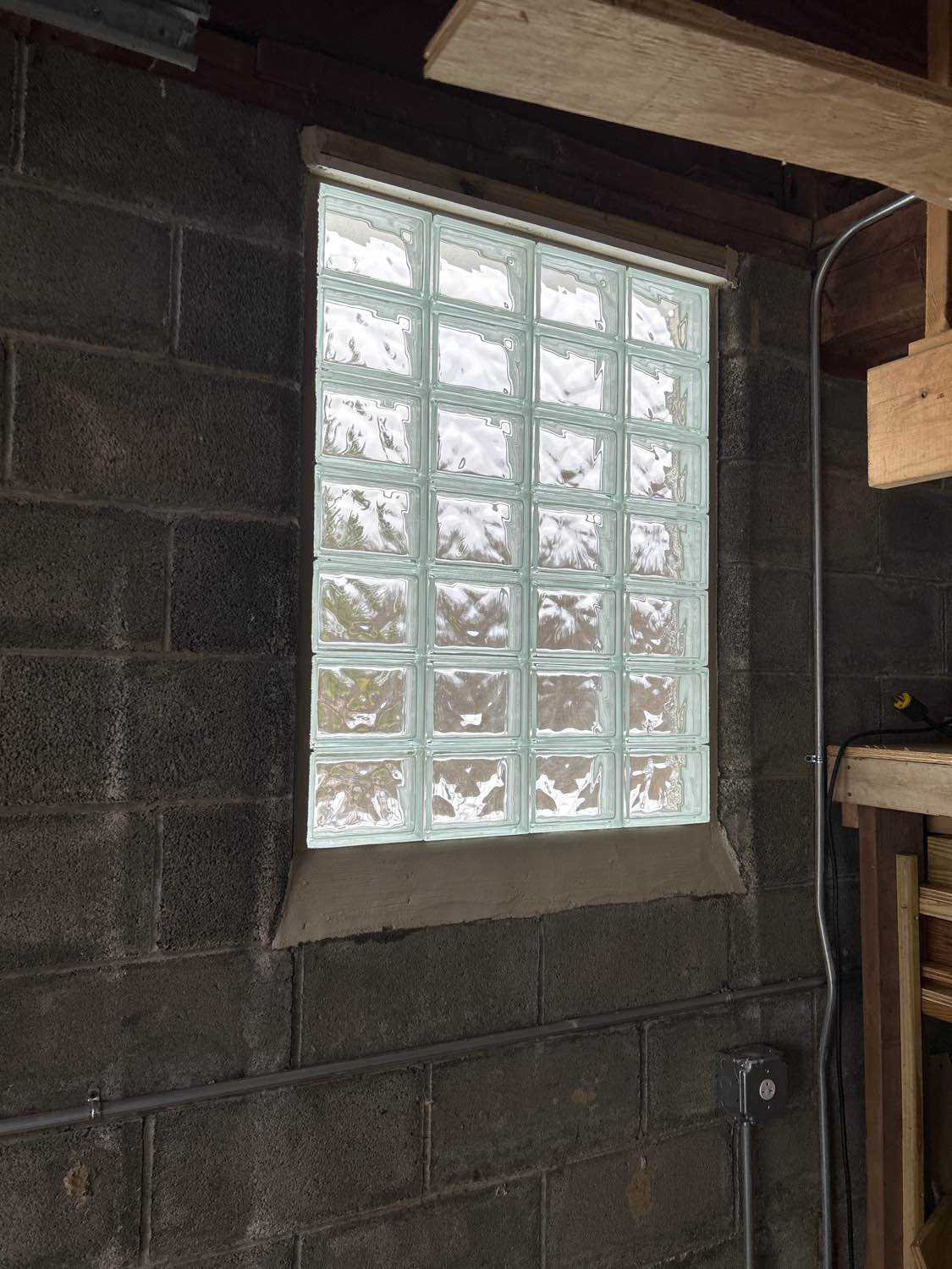 Basement window installation project 9