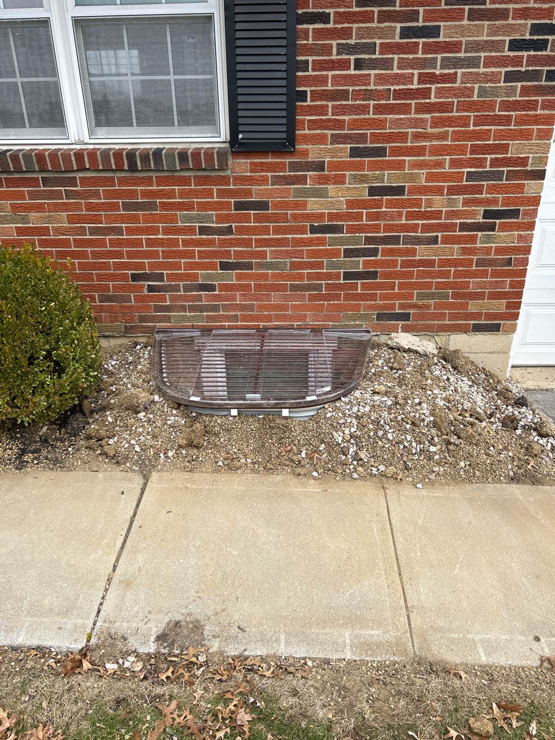 Basement window installation project 12