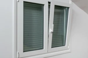 double tilt and turn white window with vertical fly screen mount gilead oh